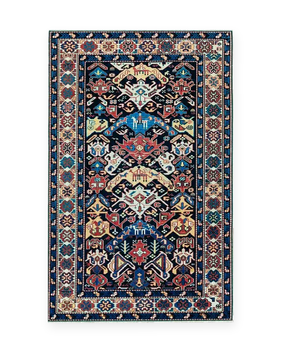 Tappeto Caucasico vecchio, 140 × 90 cm – Rahim Tappeti, Treviso