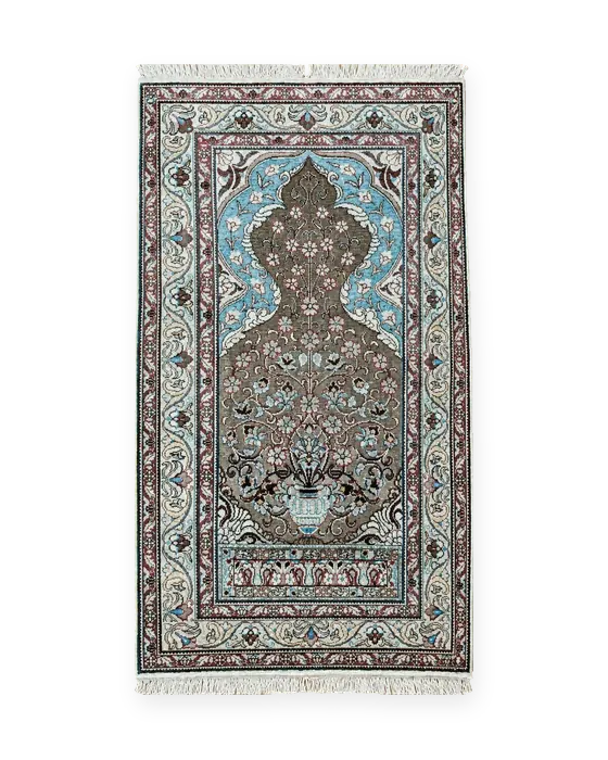 Tappeto Kayseri seta filo d’oro, 120 × 70 cm – Rahim Tappeti, Treviso