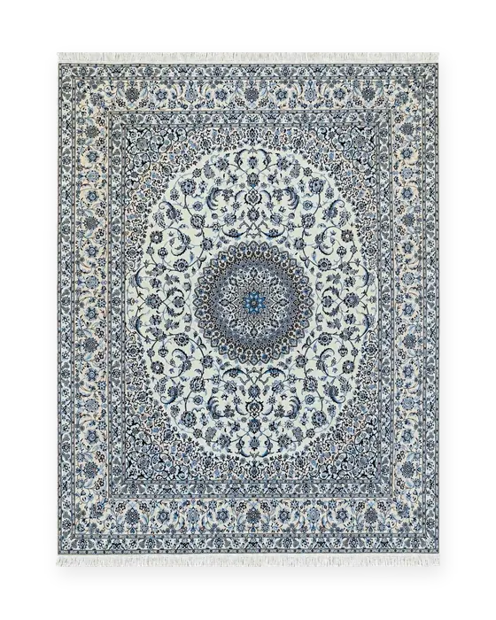 Tappeto Nain persiano 6 fili misto seta, 310 × 250 cm – Rahim Tappeti, Treviso