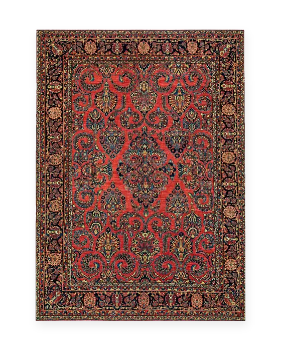 Tappeto Sarouk antico, 340 × 255 cm – Rahim Tappeti, Treviso